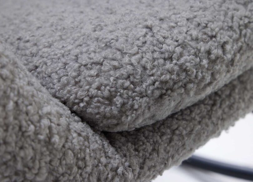 zoom sur le tissu bouclette