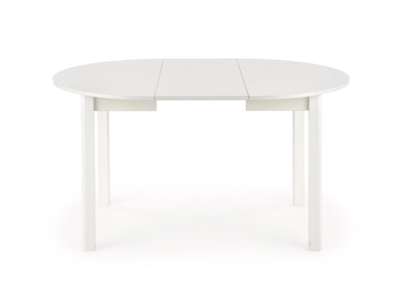 table de repas avec 1 allonge blanche