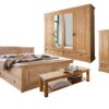 Ensemble de meubles de chambre adulte en bois de pin massif