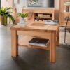 Table basse 70cm carrée en bois