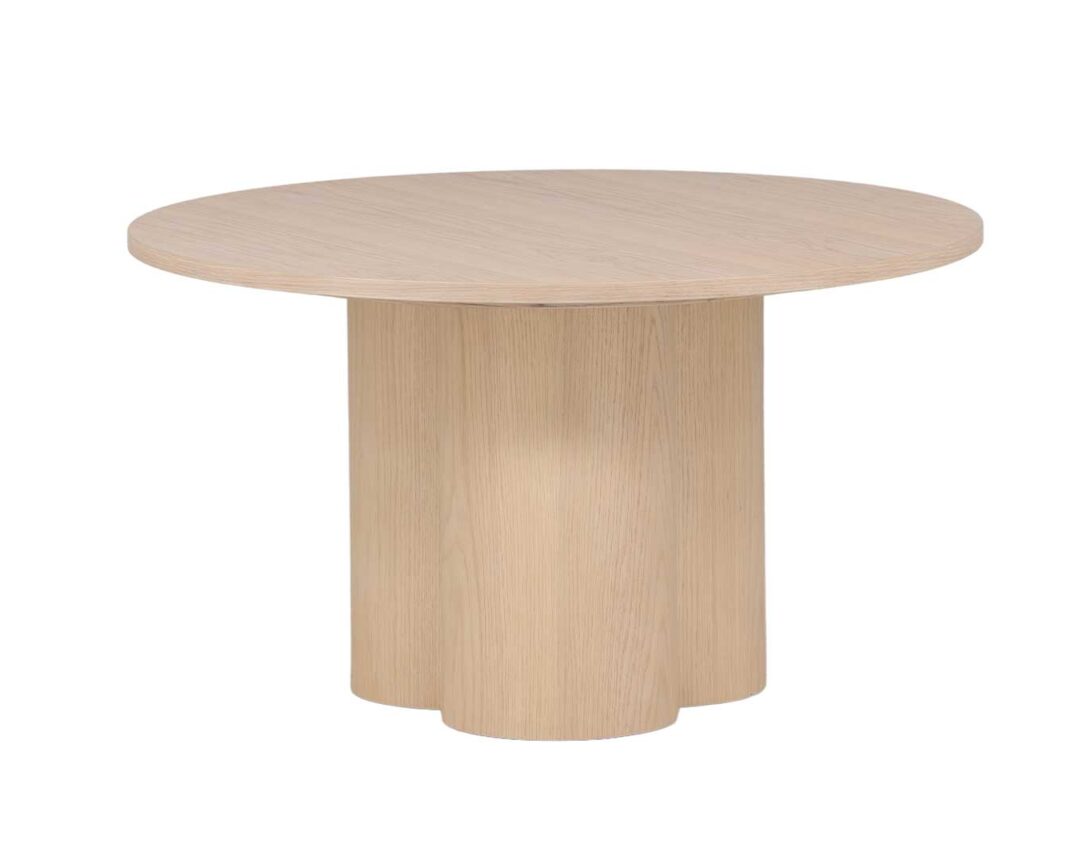 table de salon 80 cm aspect bois moderne