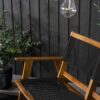 banc de jardin 120 cm acacia et corde