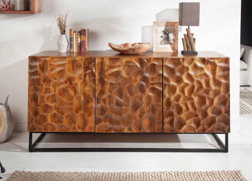 buffet original en manguier 160 cm