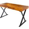 table de bureau 1 tiroir 120 cm en bois massif de sesham