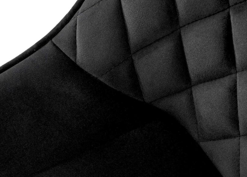 zoom sur le velours noir
