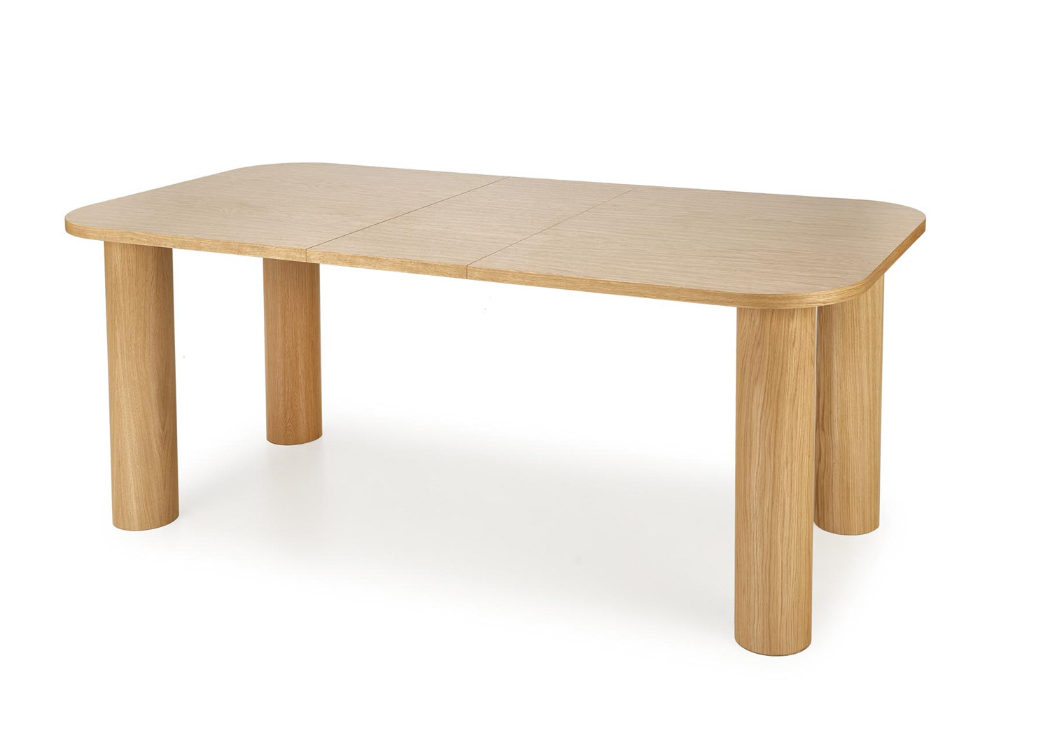 table à manger minimaliste aspect bois