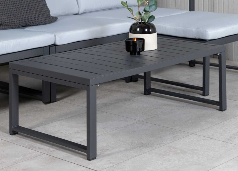 table de jardin en alu