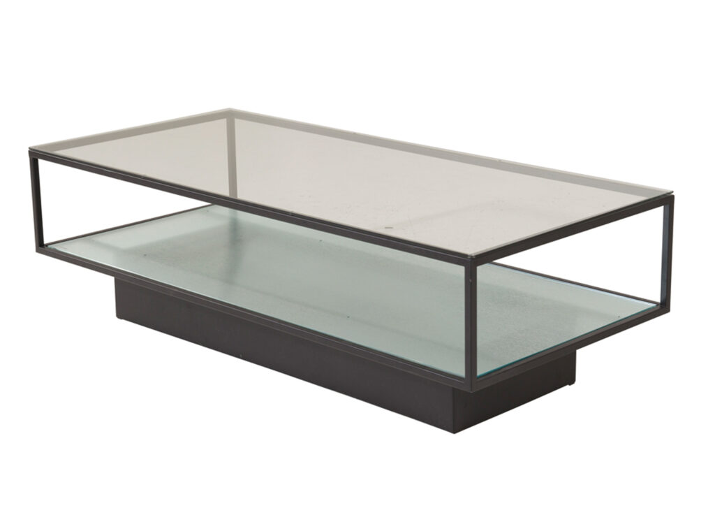 Table basse haricot hauteur 32 cm anthracite Mandalay | H&H