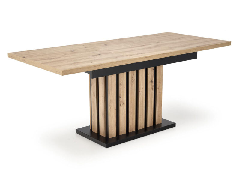 table de repas moderne avec une allonge