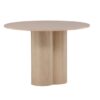 table ronde aspect bois chene chaule