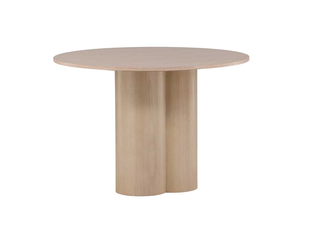 table ronde aspect bois chene chaule
