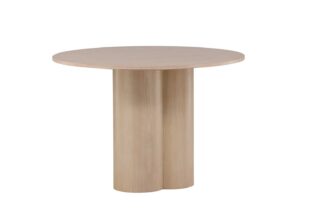 table ronde aspect bois chene chaule