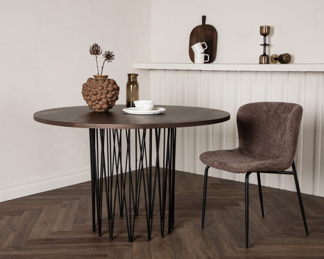 Silvia Nappe Ronde En Tissu Lavable En Coton Et Polyester