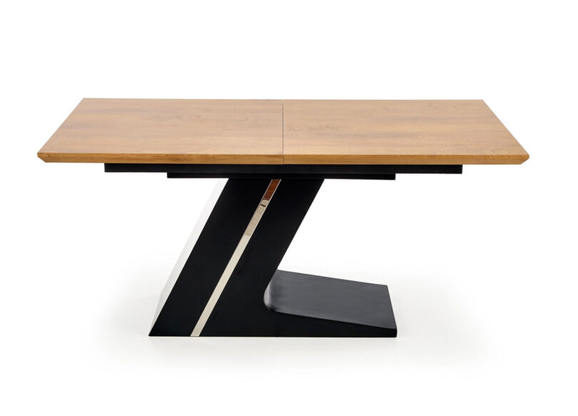 table repas pas cher 160 cm imitation bois et pieds original en L