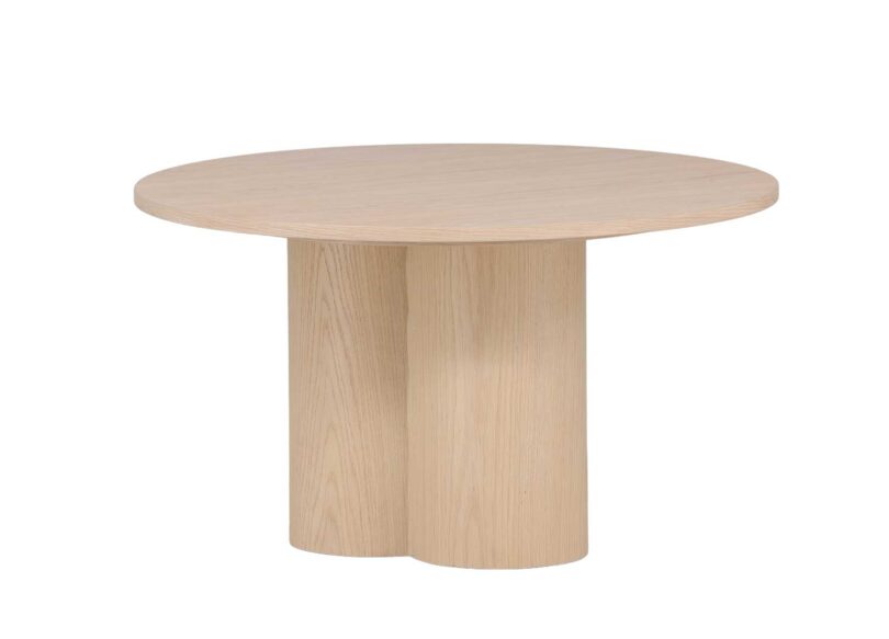 table basse originale avec un pieds en forme de cylindre tendance