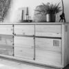 Grand buffet en bois de hêtre huilé