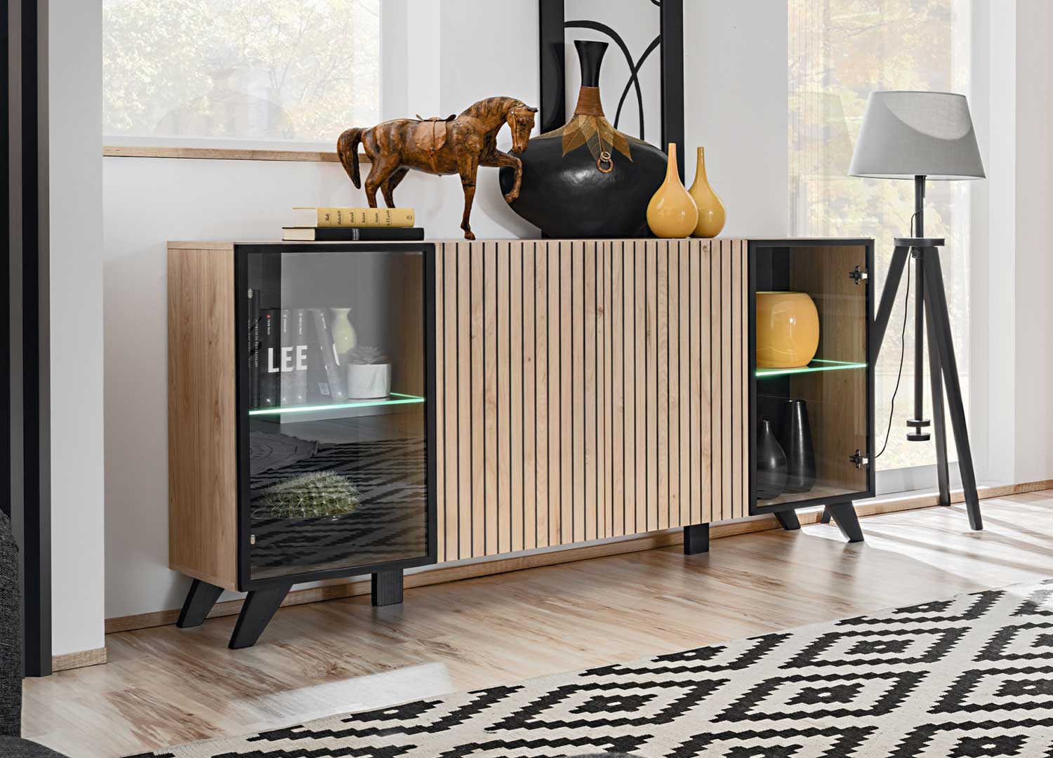 Tasseaux de bois décoratifs, une touche tendance pour le salon