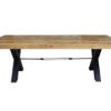 Table à manger en bois aspect planche 240cm
