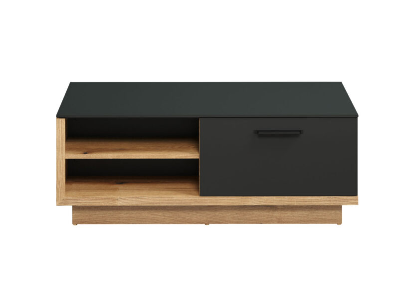 Table basse noire 110cm