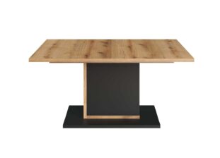 Table de repas bois et gris antrhacite