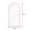 Dimensions du miroir rose