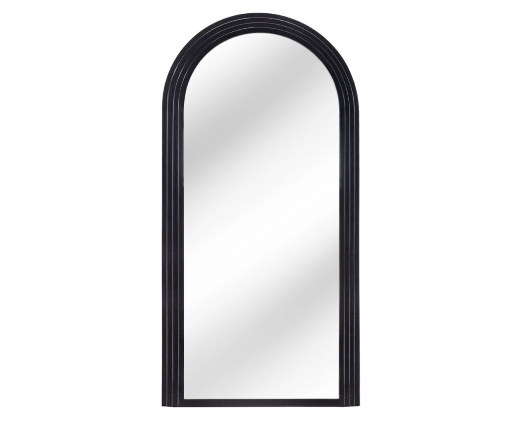 Miroir noir en forme d'arche