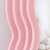 Vagues du miroir rose