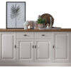 Meuble buffet en bois de pin blanc naturel
