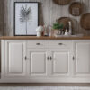 Buffet 200cm en bois massif de pin blanc