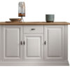 Buffet en bois de pin massif blanc