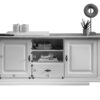Dimensions meuble tv en bois de pin blanc