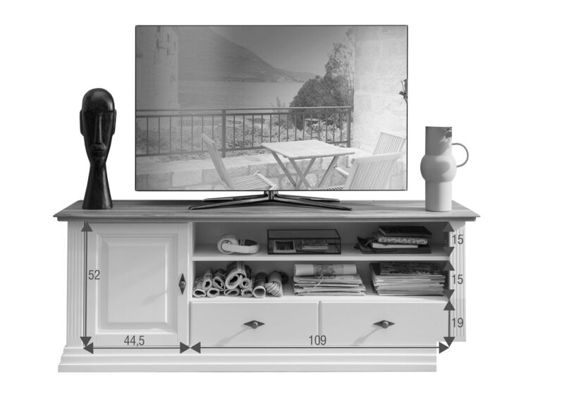 Dimensions du meuble tv