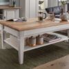 Table de salon en bois de pin massif