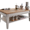 Table basse en bois de pin blanc