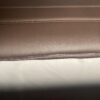Banc en simili cuir marron