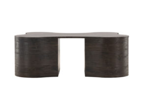 Table basse en bois foncé originale