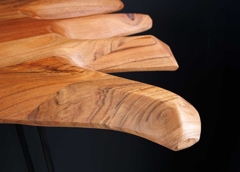 Console bois d'acacia massif