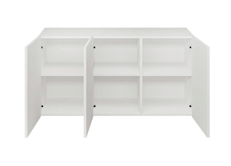 Buffet blanc de 160cm mural