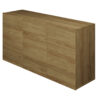 Buffet en bois aspect chêne hickory naturel