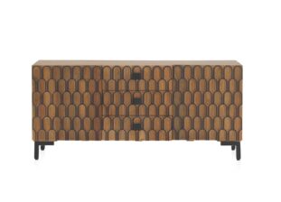 Buffet 160cm en bois de manguier massif