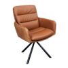 Fauteuil de séjour orientable couleur marron - Marron