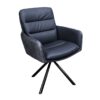 Fauteuil de séjour gris anthracite orientable - Gris anthracite