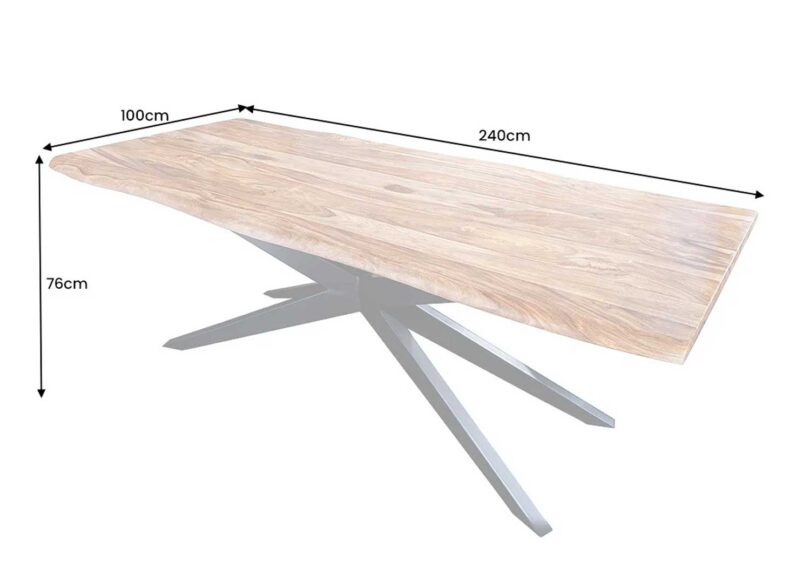 Table à manger 240cm en bois