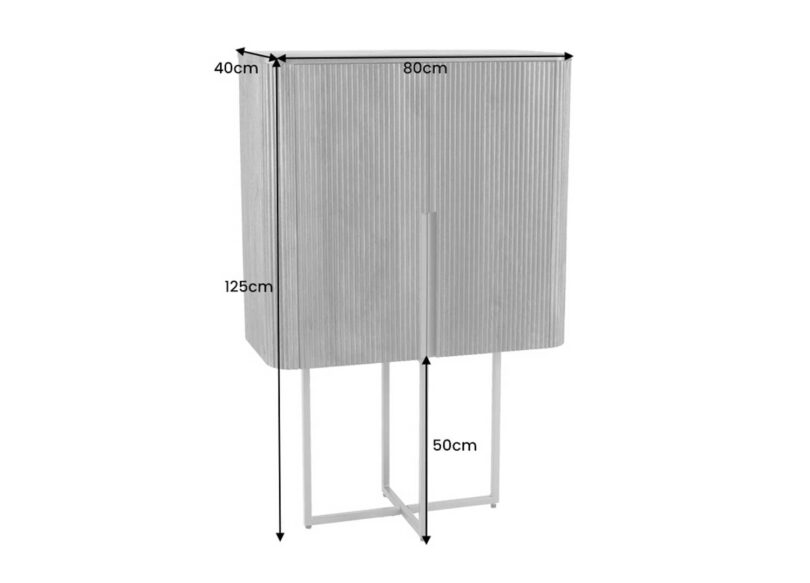 Dimensions du buffet haut naturel
