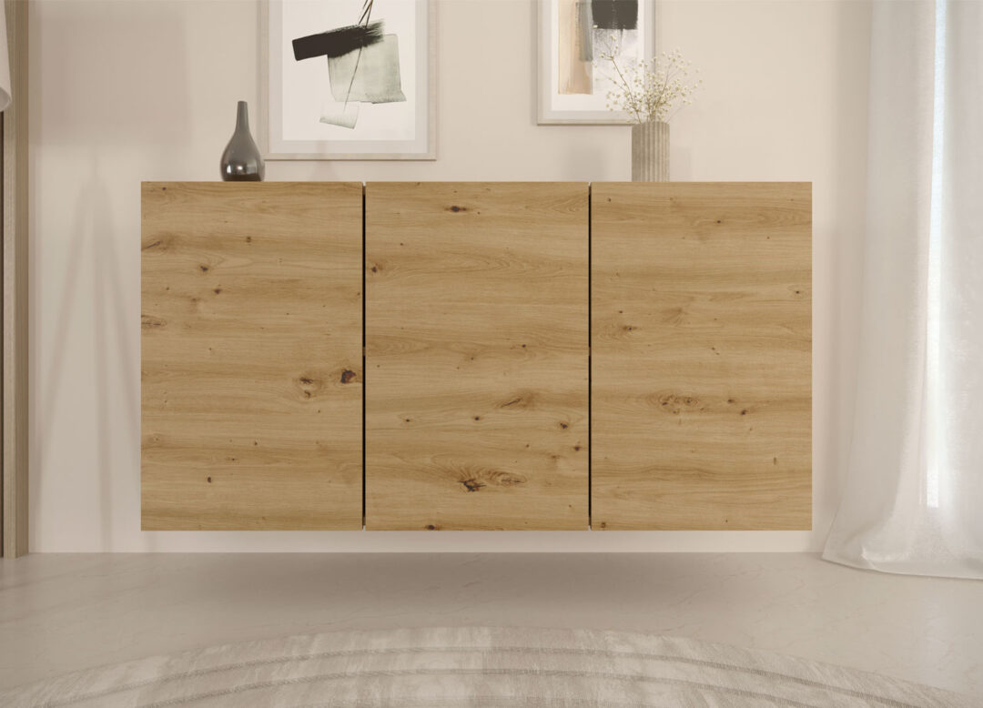 Buffet en bois chêne artisan 160cm