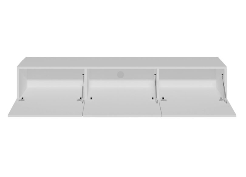 Meuble tv blanc mat 180cm
