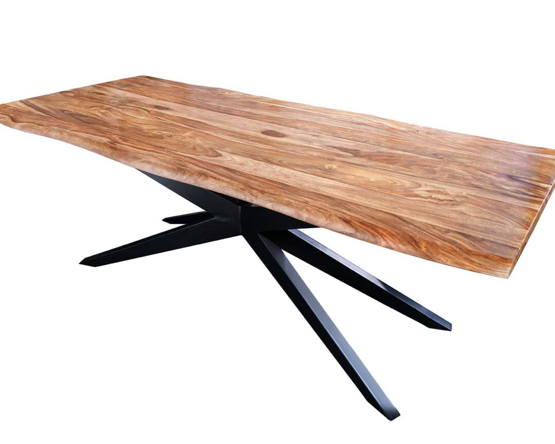 Table de repas 240cm en bois massif de sesham