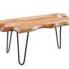 Table basse en bois massif d'acacia