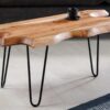 Table basse en bois massif d'acacia