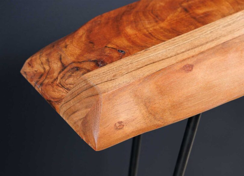 Console bois d'acacia massif